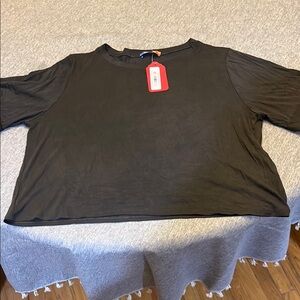 Black Crop Top